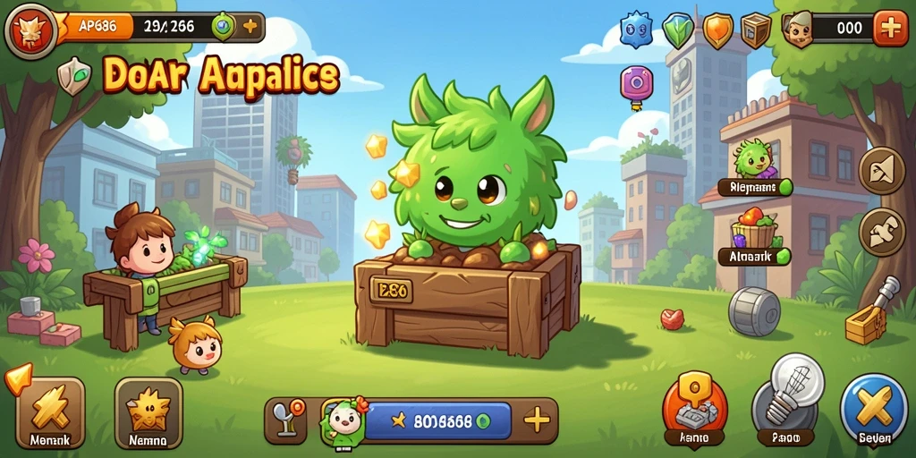 Tampilan gameplay AP686 yang menampilkan karakter beraksi dalam mode Idle.