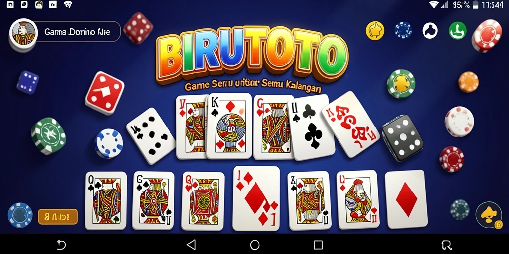Tampilan gameplay BIRUTOTO yang seru dan menegangkan.