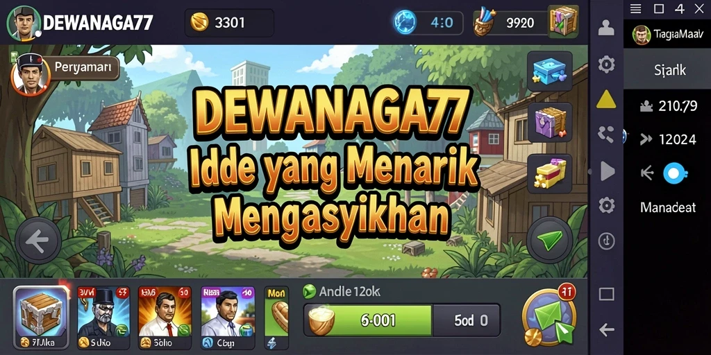 Tampilan gameplay DEWANAGA77 yang menarik dan penuh strategi.