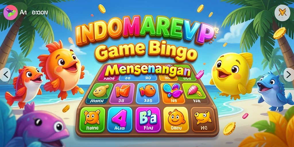Screenshot utama INDOMAREVIP yang menunjukkan gameplay seru Bingo.
