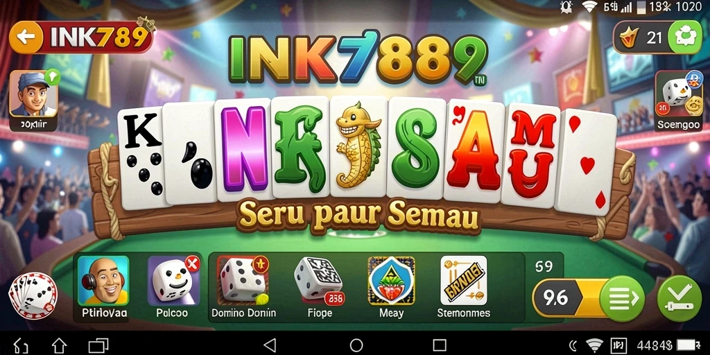 Screenshot gameplay INK789 yang menampilkan aksi seru permainan Domino.