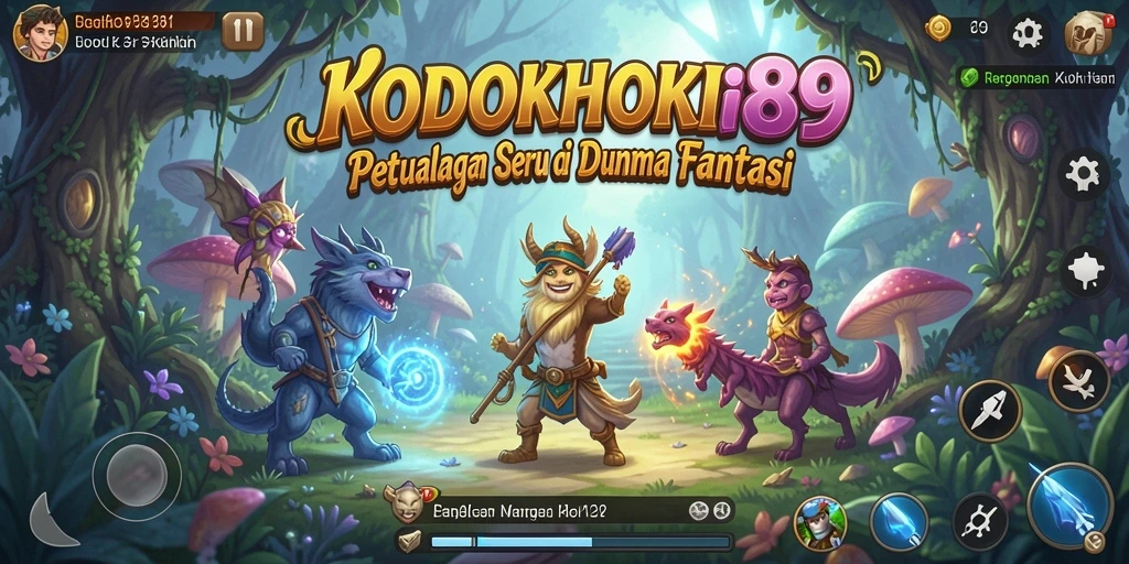 Gameplay seru KODOKHOKI889 dengan pertarungan epik dan eksplorasi dunia.