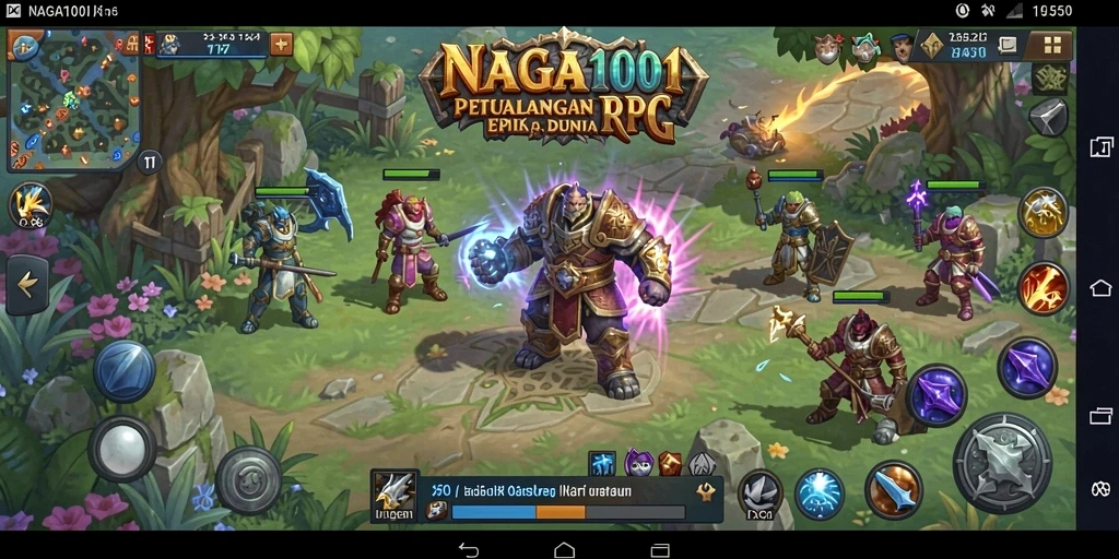 Tangkapan layar menampilkan aksi seru dalam permainan RPG.
