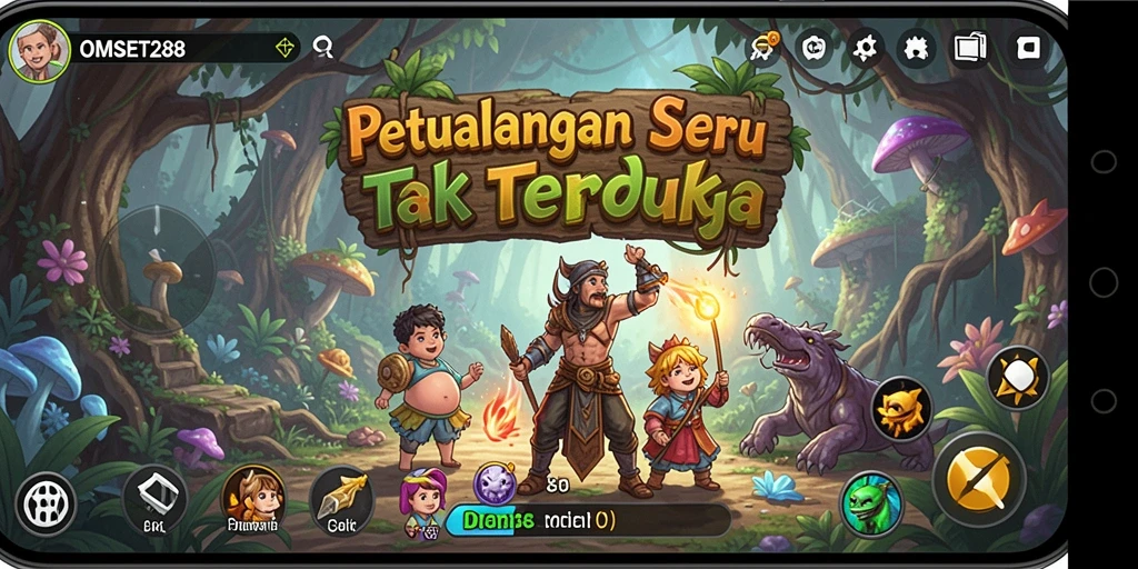 Gameplay seru OMSET288 dengan petualangan yang menantang.