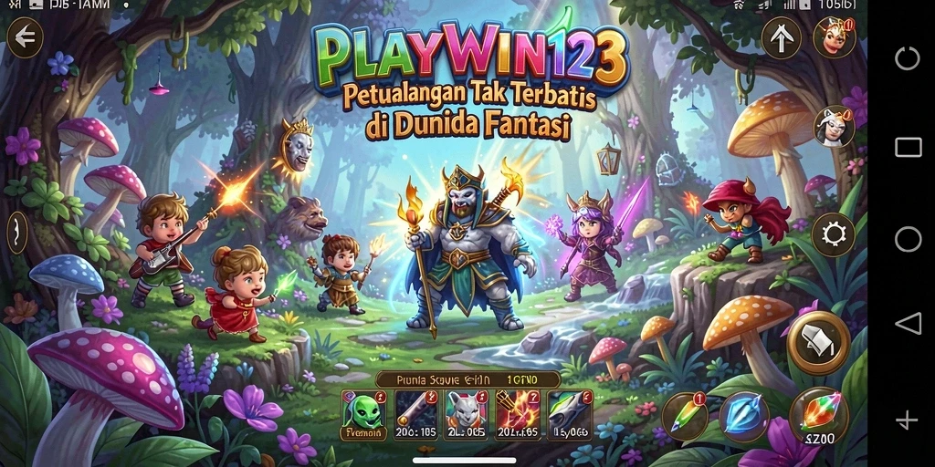 Tampilan gameplay PLAYWIN123 yang menawan dan penuh petualangan.