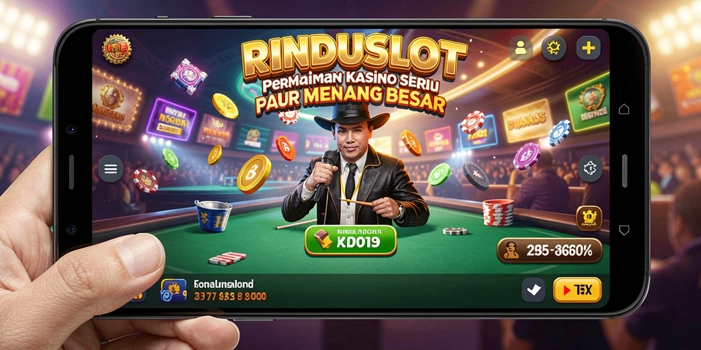 Screenshot RINDUSLOT menampilkan gameplay yang menarik dan memikat.