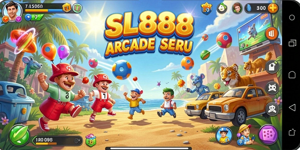 Tampilan gameplay SL888 yang menakjubkan dan penuh aksi.