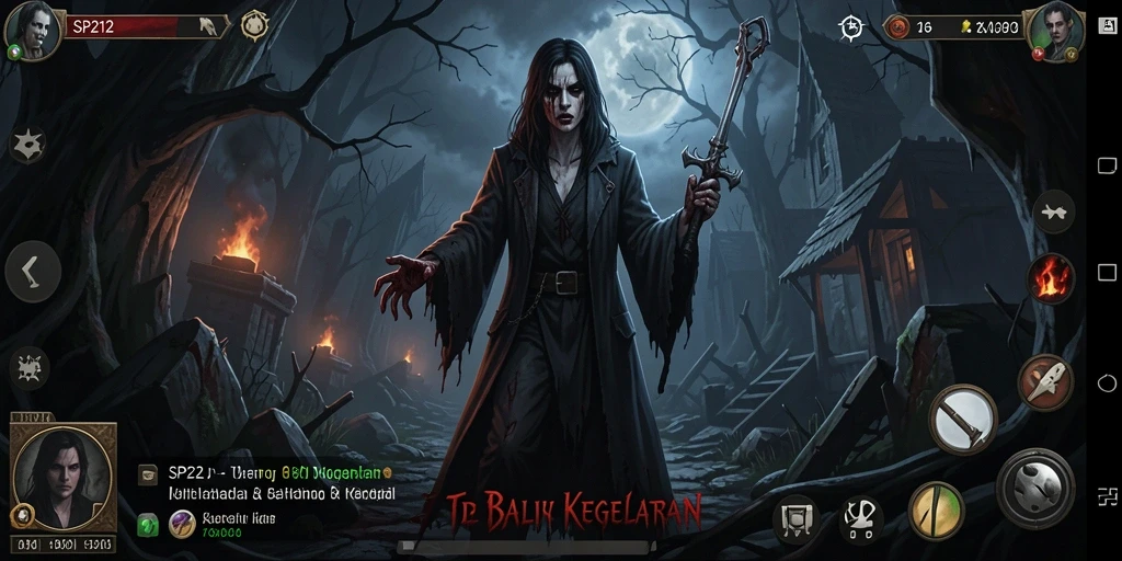Tangkapan layar gameplay SP212 yang menegangkan dan menyeramkan.